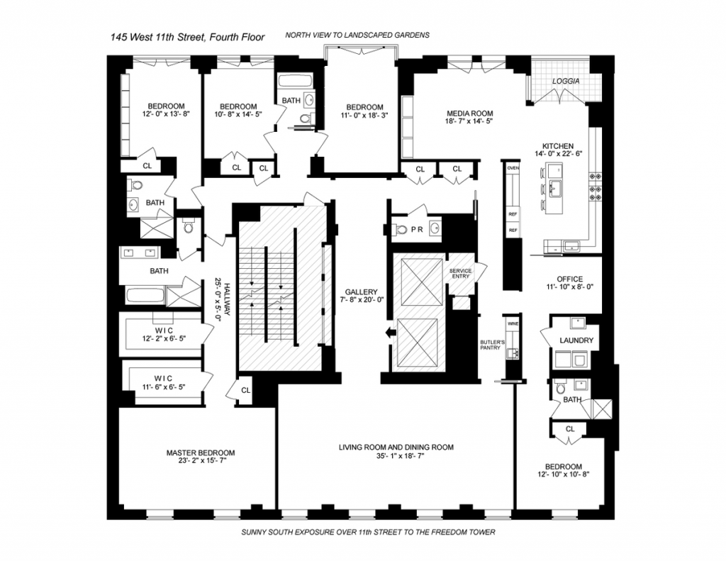 145W11, 4 - Floorplan